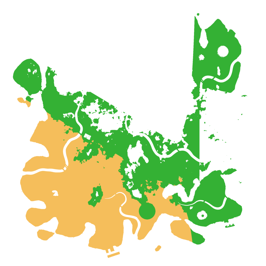 Biome Rust Map: Procedural Map, Size: 4250, Seed: 1248960293