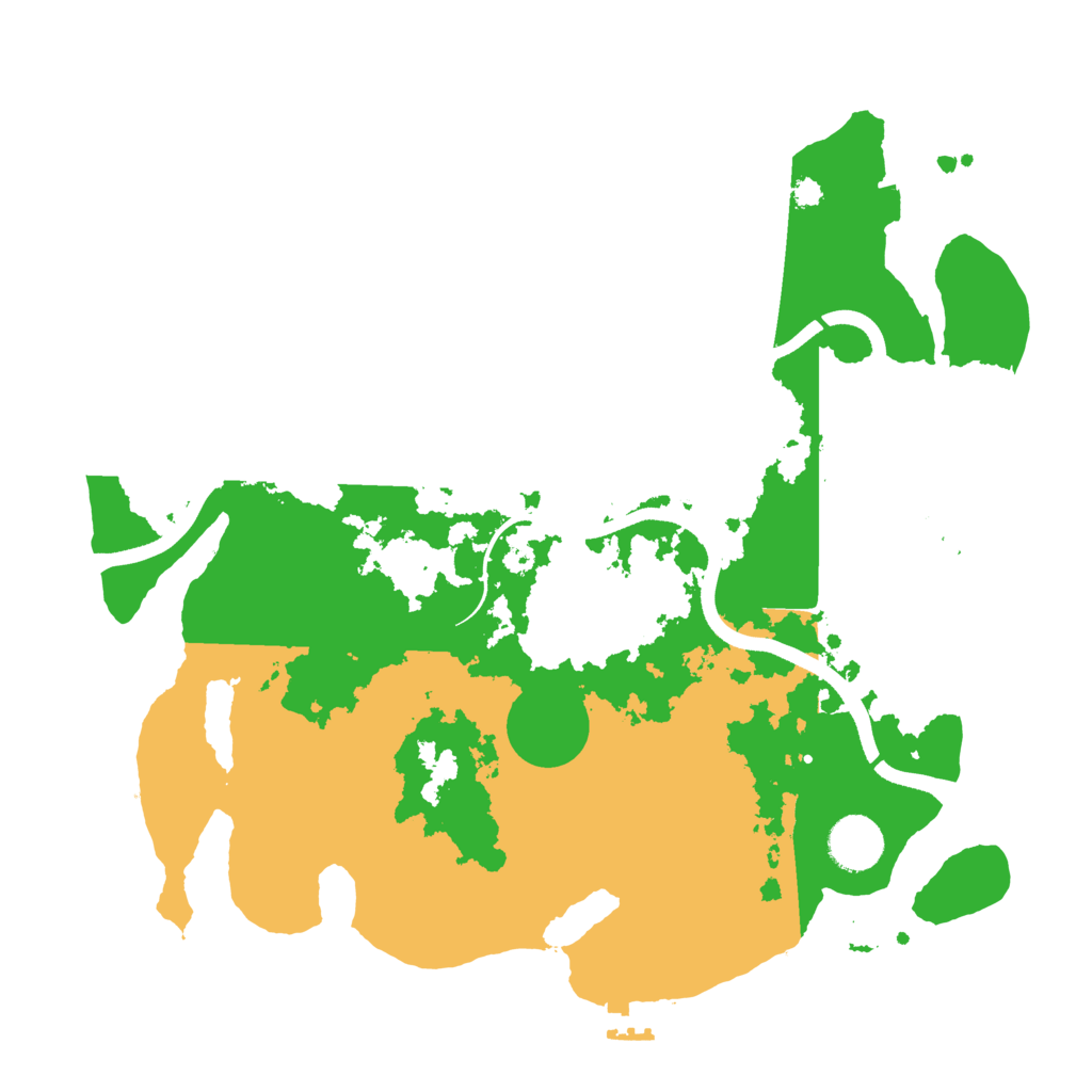Biome Rust Map: Procedural Map, Size: 3500, Seed: 1778325265
