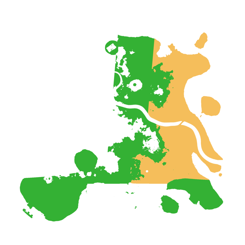 Biome Rust Map: Procedural Map, Size: 3000, Seed: 1613529068