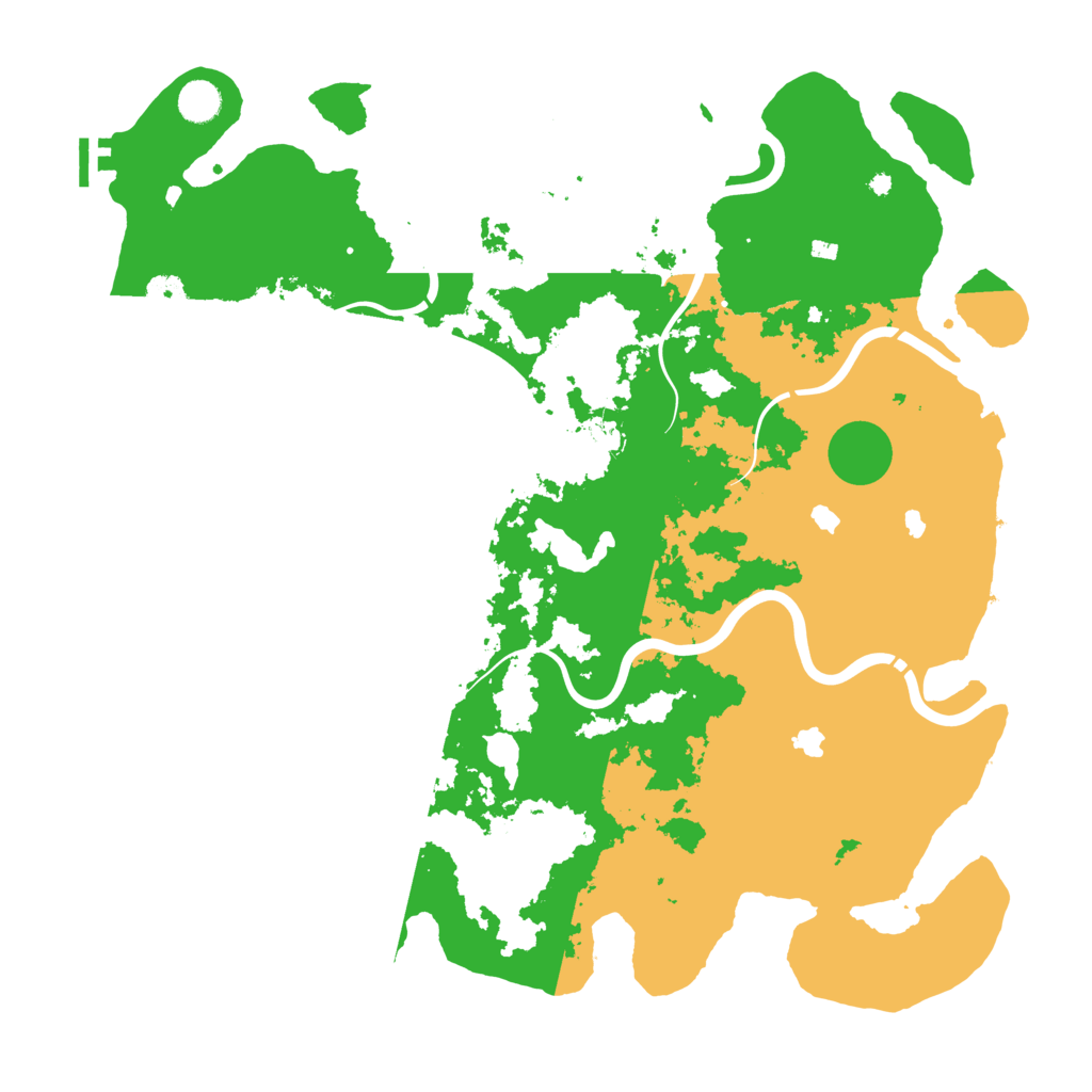 Biome Rust Map: Procedural Map, Size: 4500, Seed: 199921626