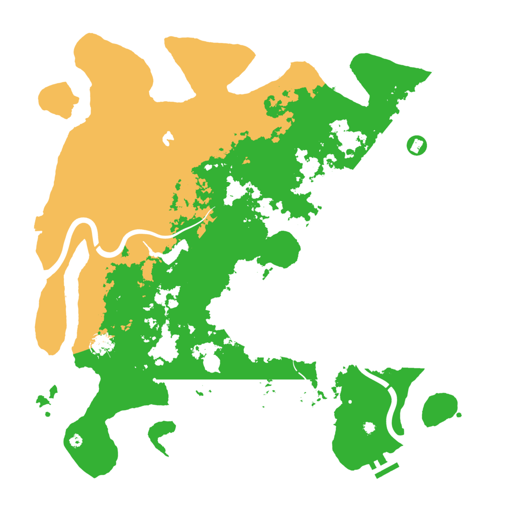 Biome Rust Map: Procedural Map, Size: 4000, Seed: 1807470416