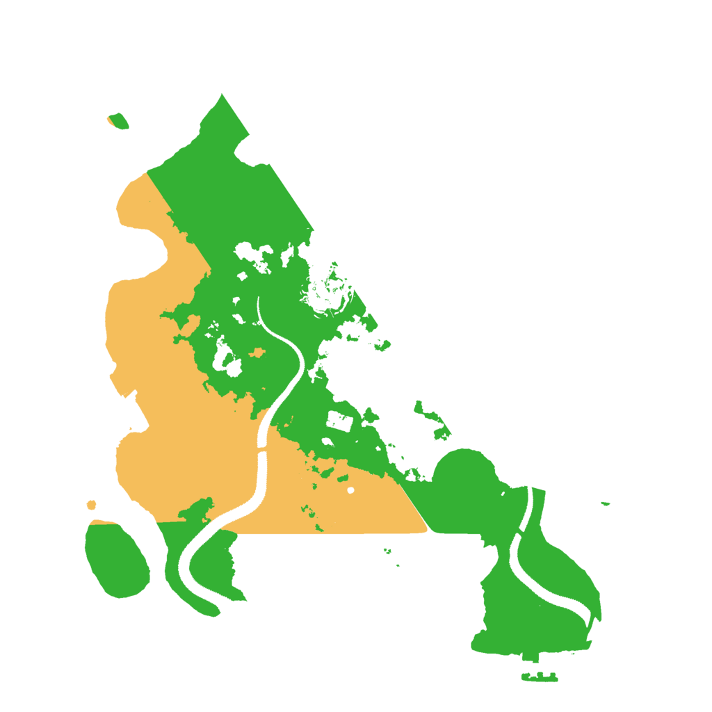 Biome Rust Map: Procedural Map, Size: 3000, Seed: 1337777