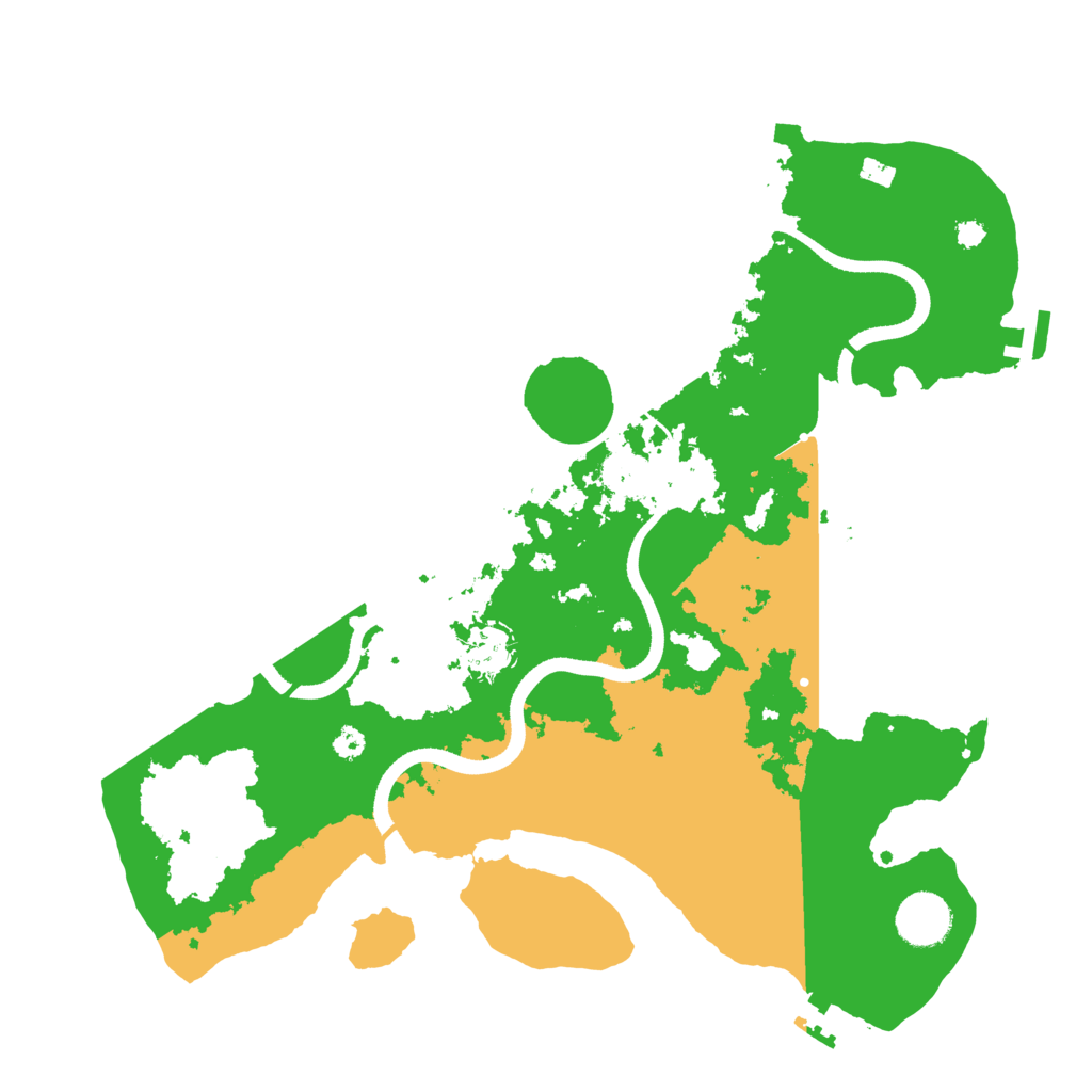 Biome Rust Map: Procedural Map, Size: 3500, Seed: 1825377955