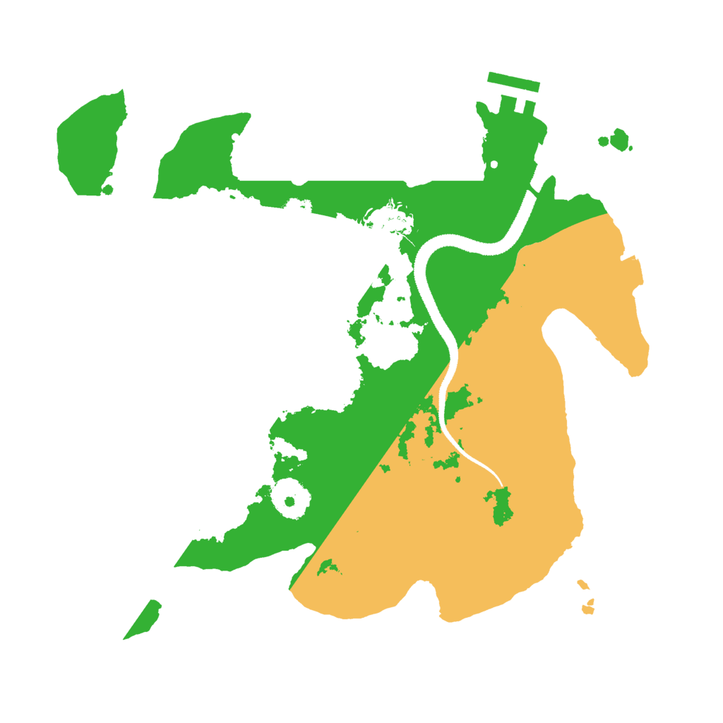 Biome Rust Map: Procedural Map, Size: 2800, Seed: 1957698532
