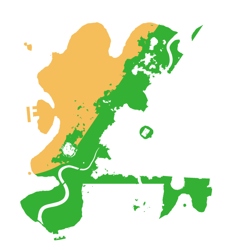 Biome Rust Map: Procedural Map, Size: 3200, Seed: 1216695780