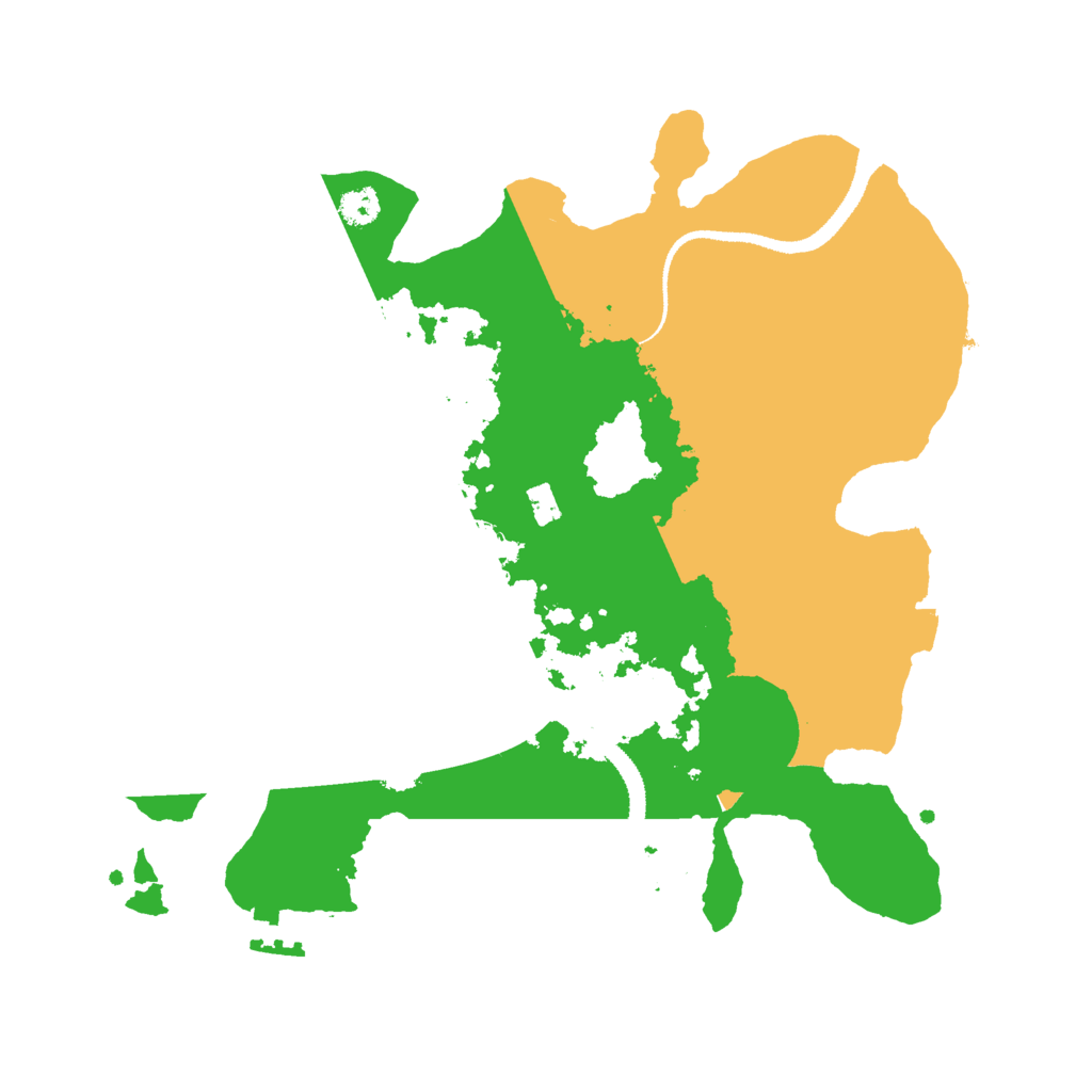 Biome Rust Map: Procedural Map, Size: 3000, Seed: 222140255
