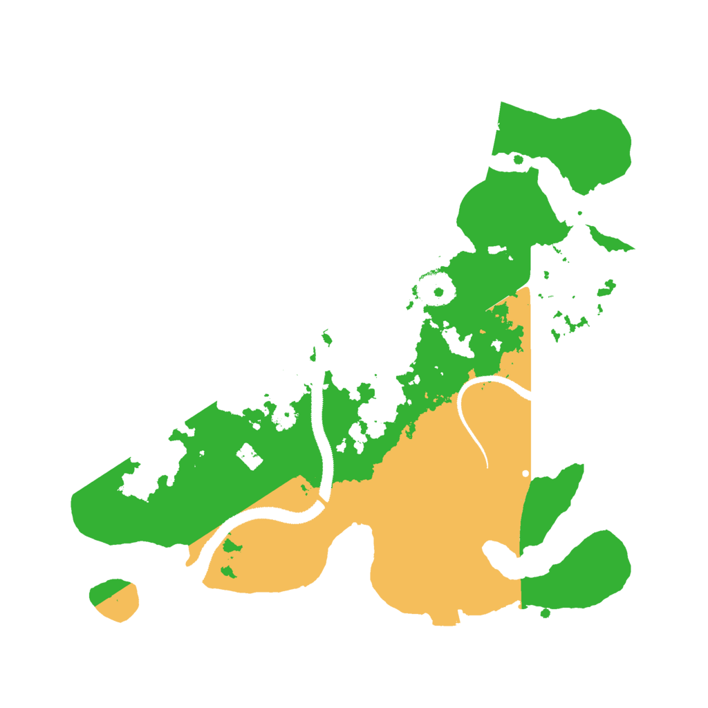 Biome Rust Map: Procedural Map, Size: 3000, Seed: 27768