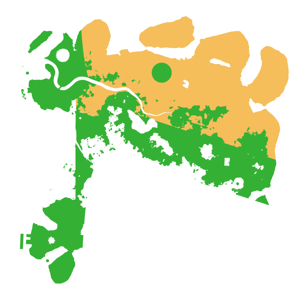 Biome Rust Map: Procedural Map, Size: 4000, Seed: 654440961