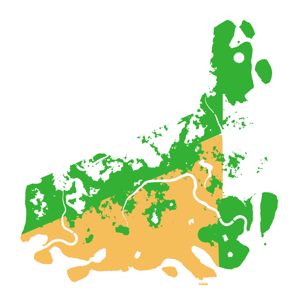 Biome Rust Map: Procedural Map, Size: 5000, Seed: 130981