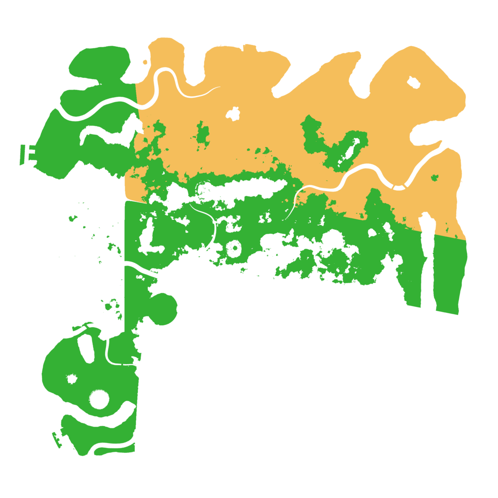 Biome Rust Map: Procedural Map, Size: 4500, Seed: 1055479640
