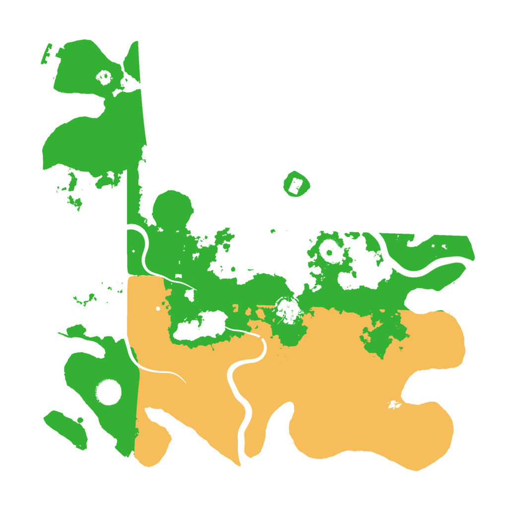 Biome Rust Map: Procedural Map, Size: 3500, Seed: 1381432736
