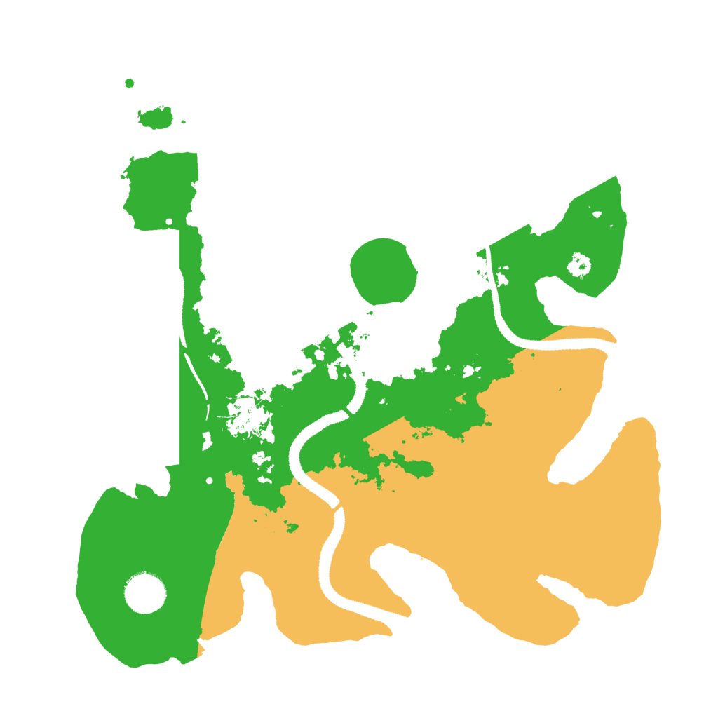 Biome Rust Map: Procedural Map, Size: 3100, Seed: 688123