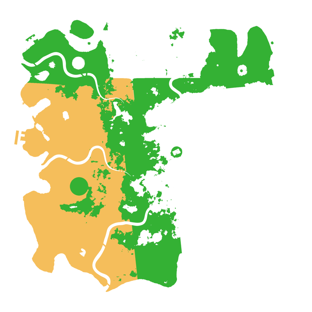 Biome Rust Map: Procedural Map, Size: 4500, Seed: 1268834694