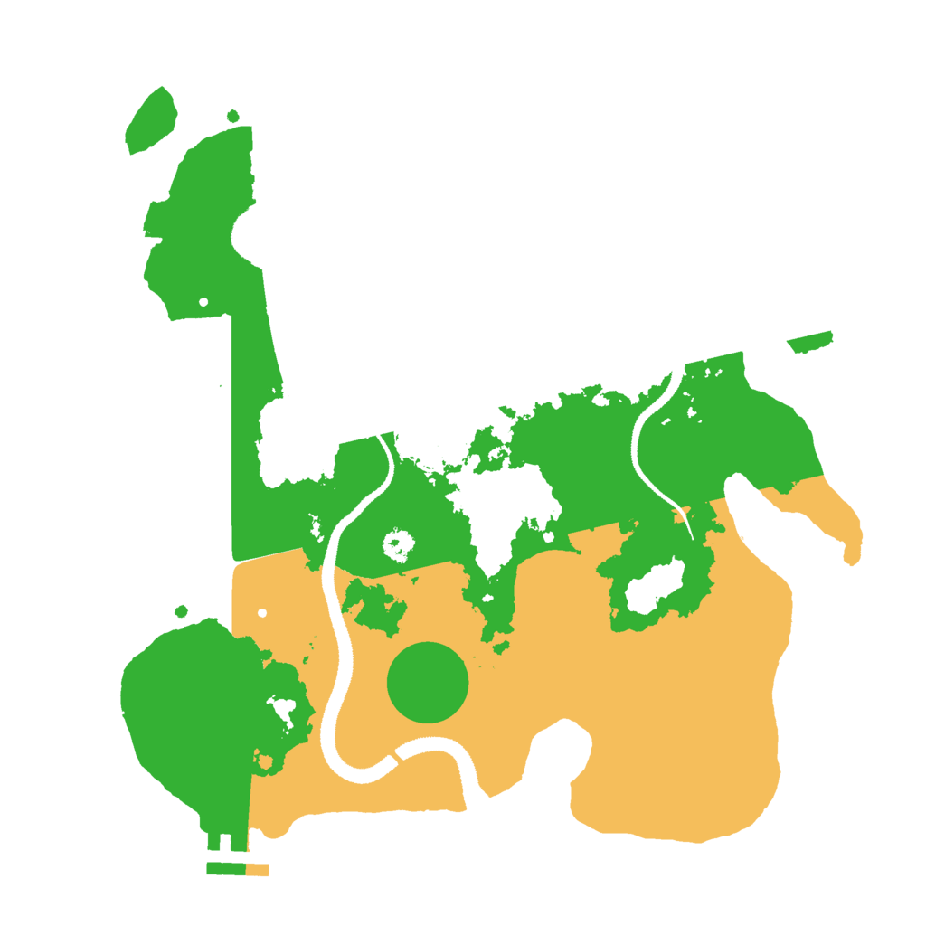 Biome Rust Map: Procedural Map, Size: 3000, Seed: 1243871944