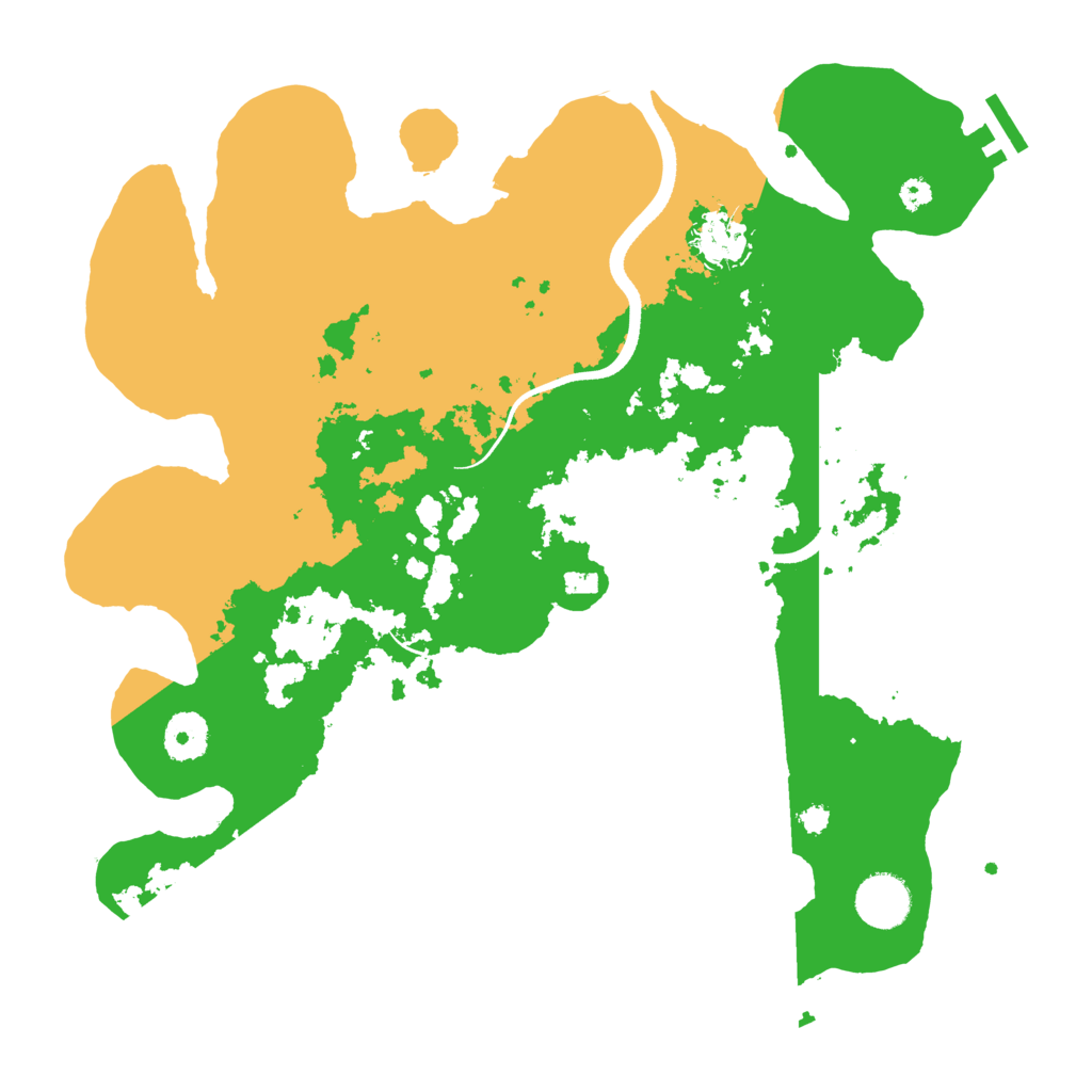 Biome Rust Map: Procedural Map, Size: 3500, Seed: 1170208533