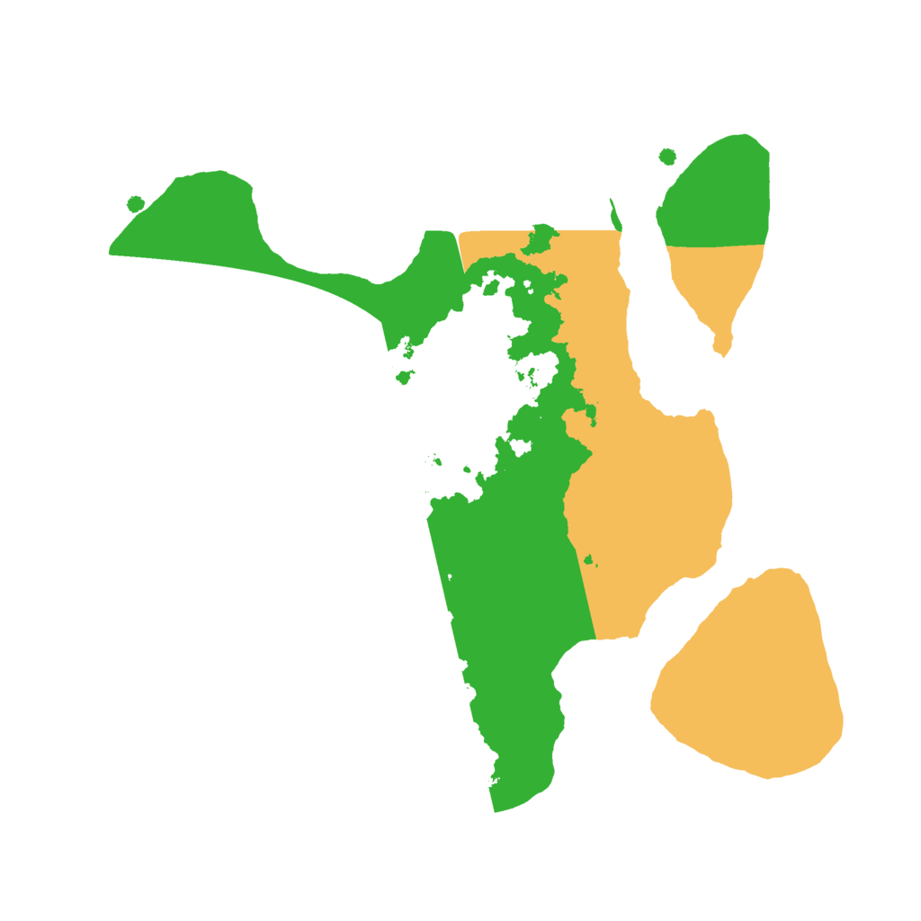 Biome Rust Map: Procedural Map, Size: 2200, Seed: 1739444121
