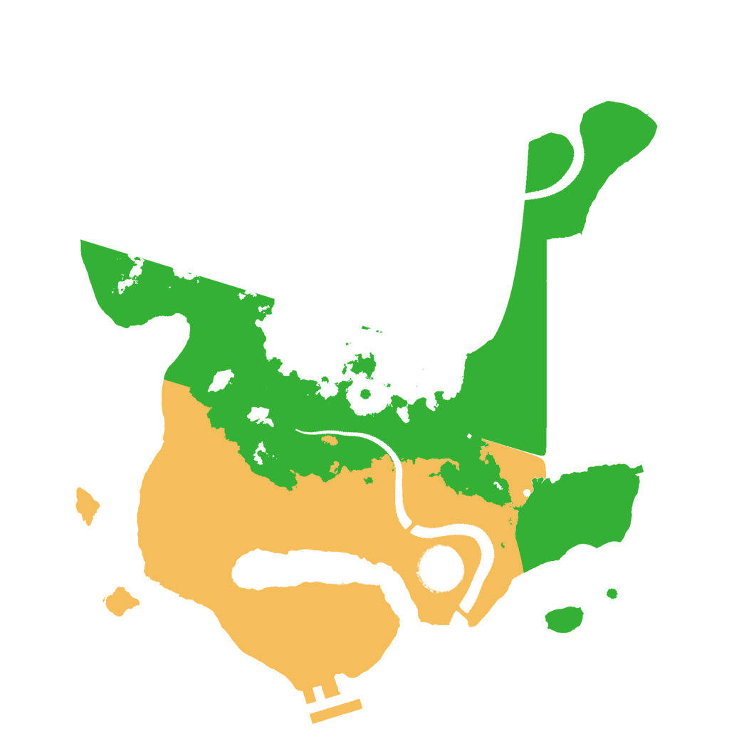 Biome Rust Map: Procedural Map, Size: 2800, Seed: 1752478921
