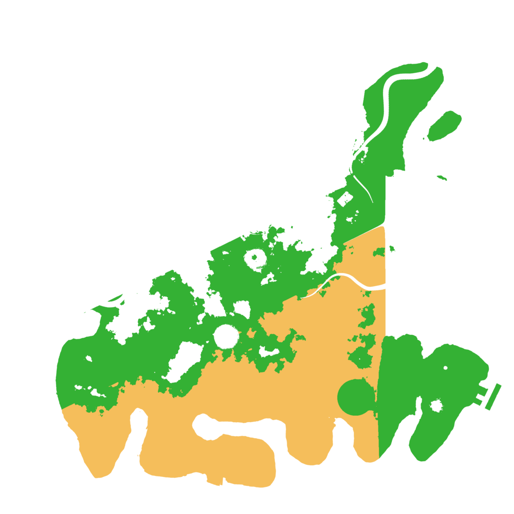 Biome Rust Map: Procedural Map, Size: 3750, Seed: 495322094