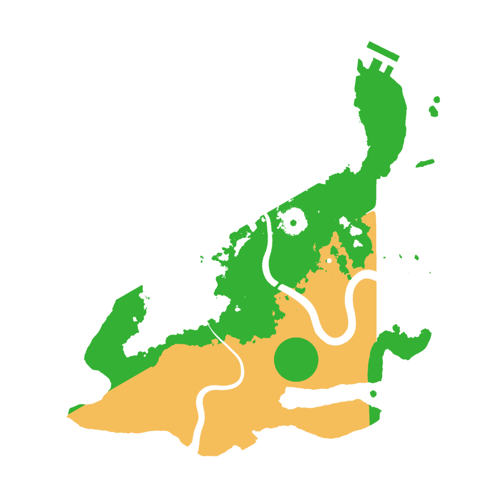Biome Rust Map: Procedural Map, Size: 3000, Seed: 1273473288