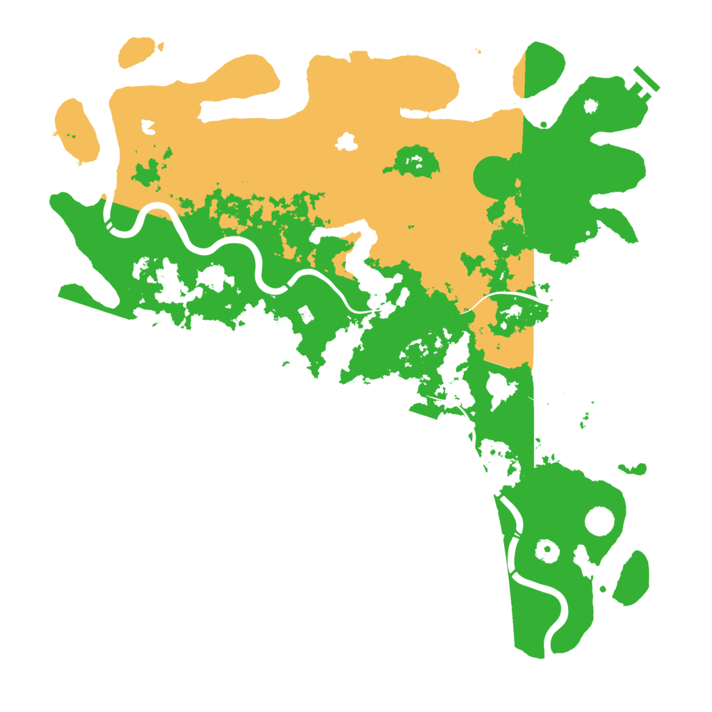 Biome Rust Map: Procedural Map, Size: 4500, Seed: 1510399193