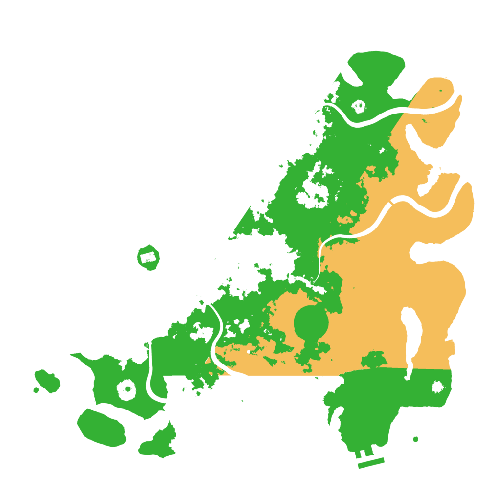 Biome Rust Map: Procedural Map, Size: 3800, Seed: 28526