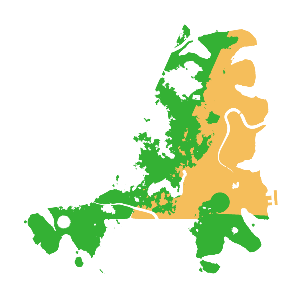 Biome Rust Map: Procedural Map, Size: 4000, Seed: 1764444
