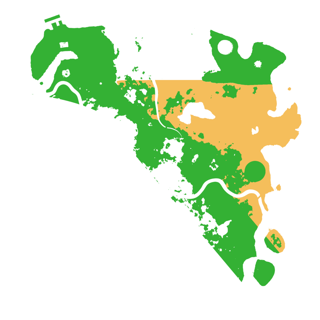 Biome Rust Map: Procedural Map, Size: 4050, Seed: 484755007