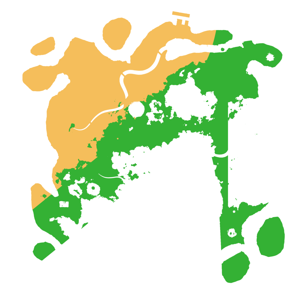 Biome Rust Map: Procedural Map, Size: 3500, Seed: 1331356682