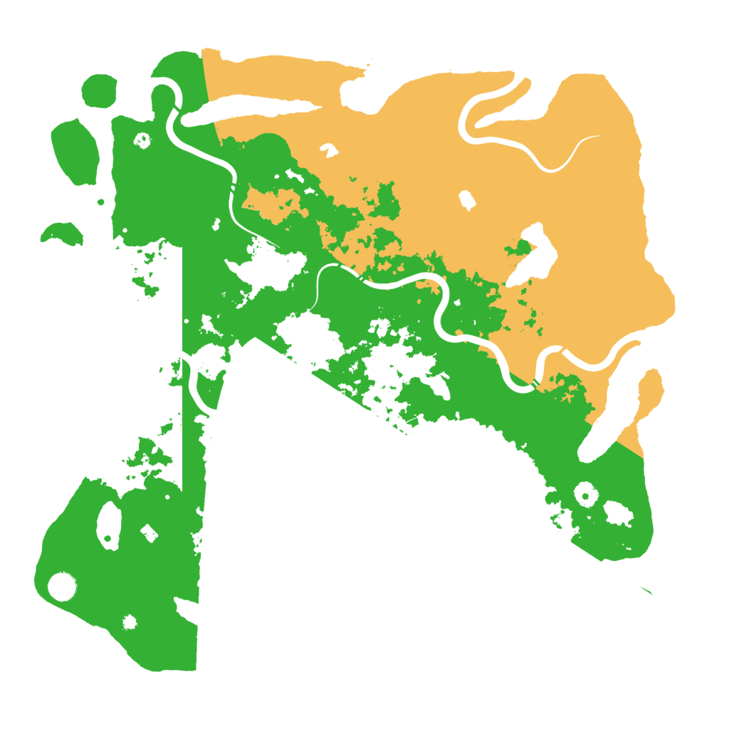 Biome Rust Map: Procedural Map, Size: 4500, Seed: 64257