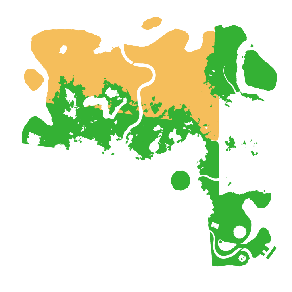 Biome Rust Map: Procedural Map, Size: 4050, Seed: 1939467501