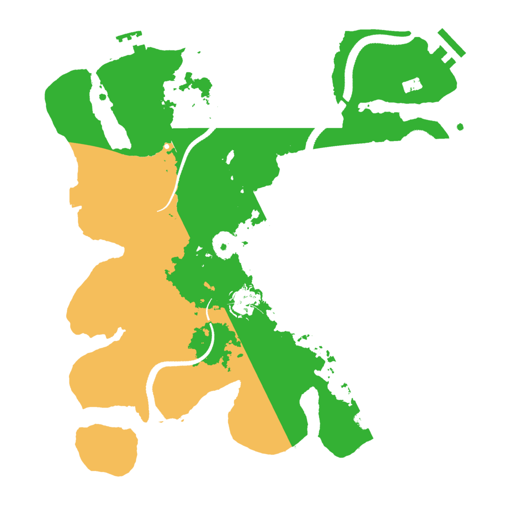 Biome Rust Map: Procedural Map, Size: 3000, Seed: 1670950338
