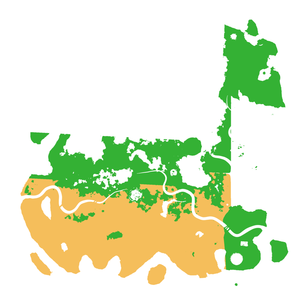 Biome Rust Map: Procedural Map, Size: 4500, Seed: 214114476