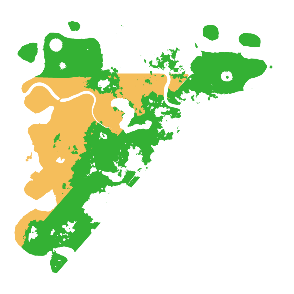 Biome Rust Map: Procedural Map, Size: 4000, Seed: 158460396