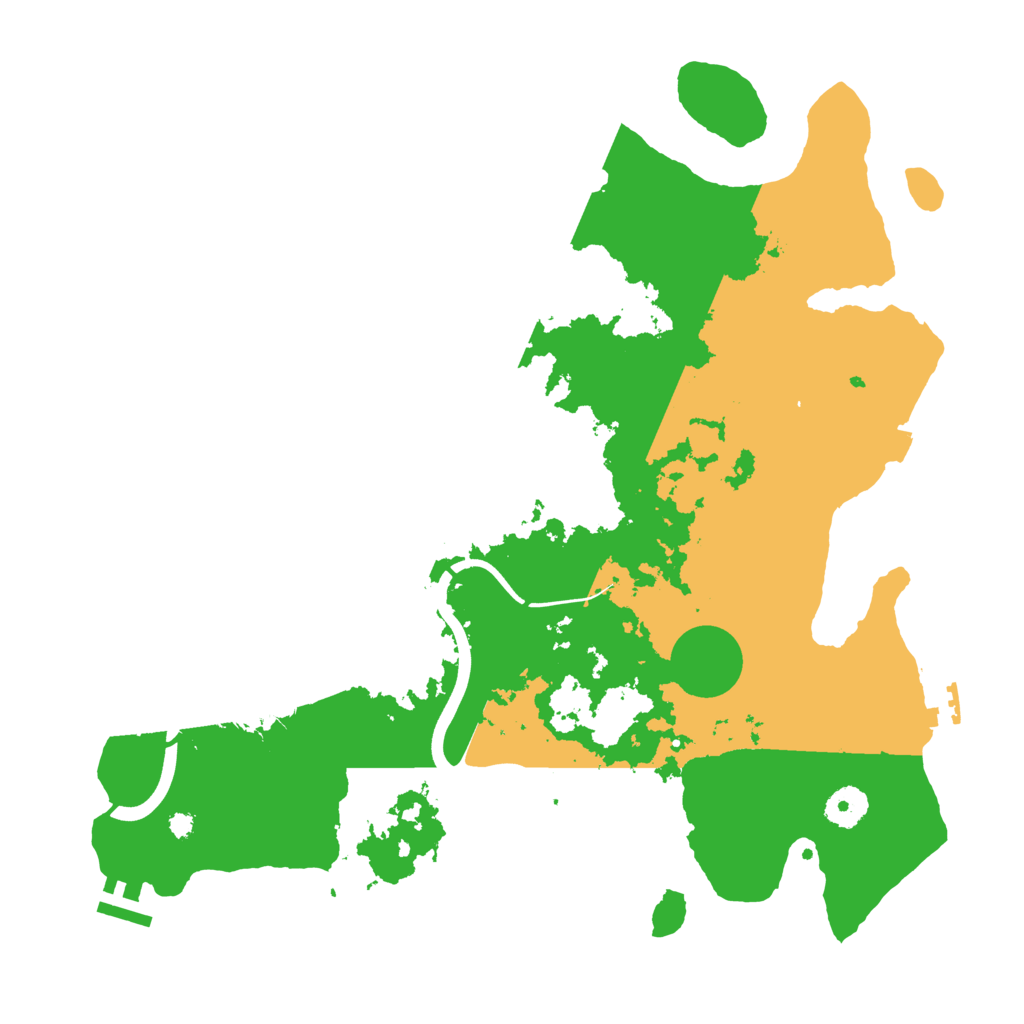 Biome Rust Map: Procedural Map, Size: 3750, Seed: 619482344
