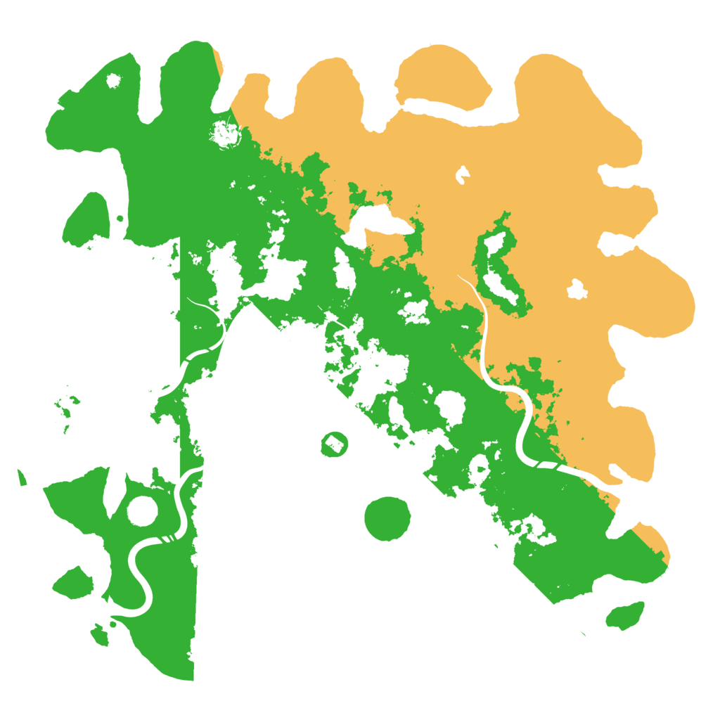 Biome Rust Map: Procedural Map, Size: 4500, Seed: 247057884