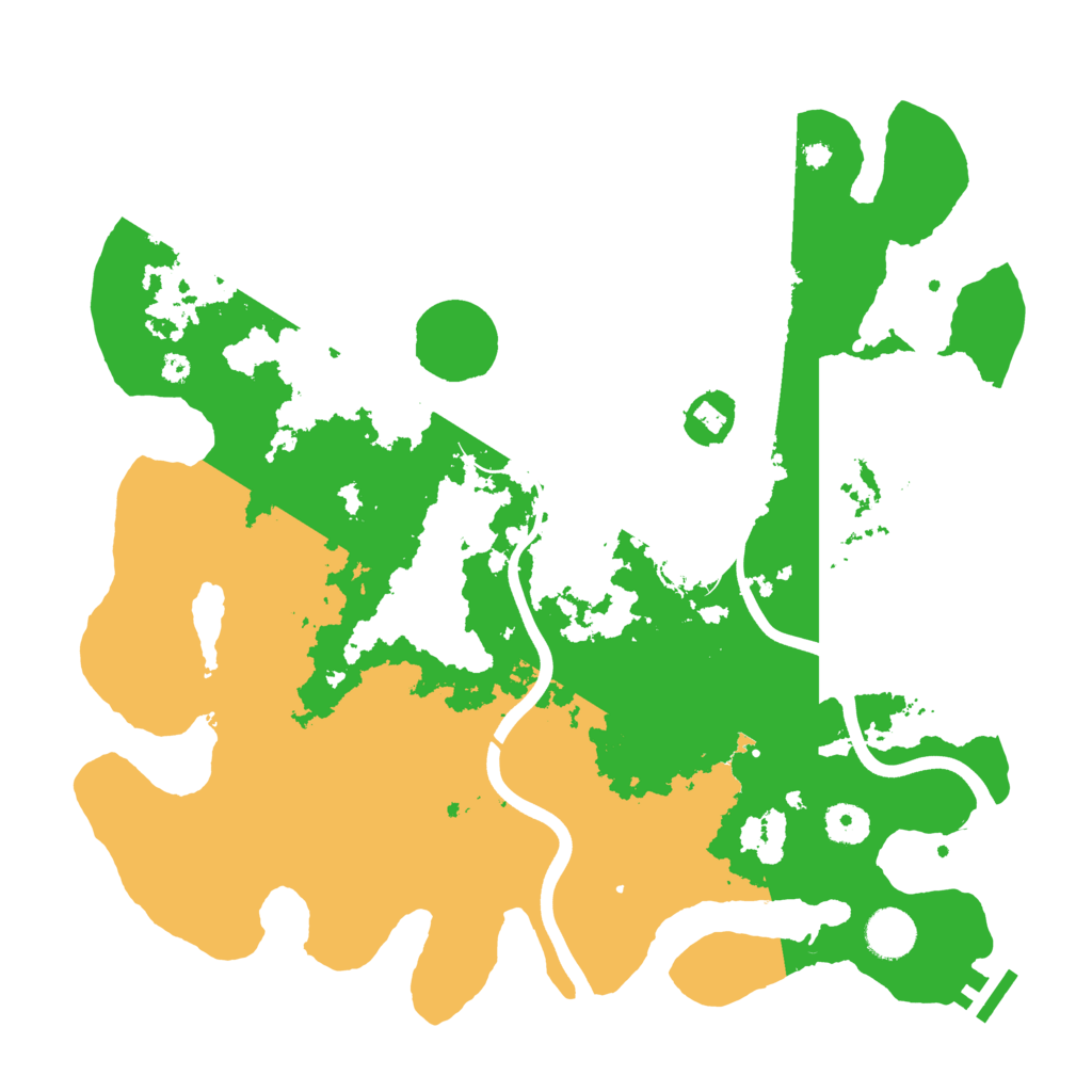 Biome Rust Map: Procedural Map, Size: 3800, Seed: 100137