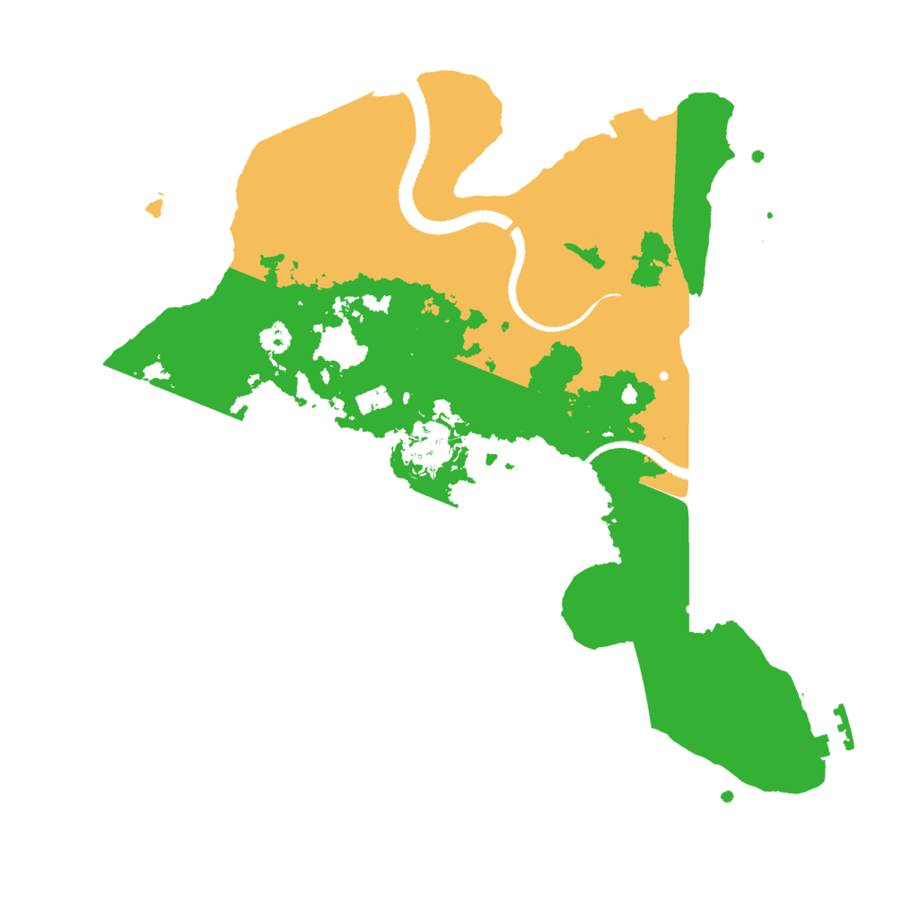 Biome Rust Map: Procedural Map, Size: 3000, Seed: 7070419