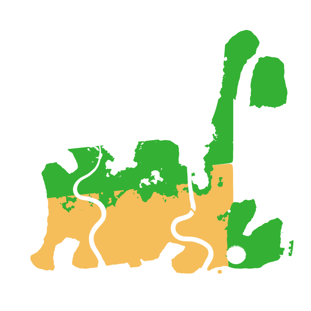 Biome Rust Map: Procedural Map, Size: 3000, Seed: 69169309