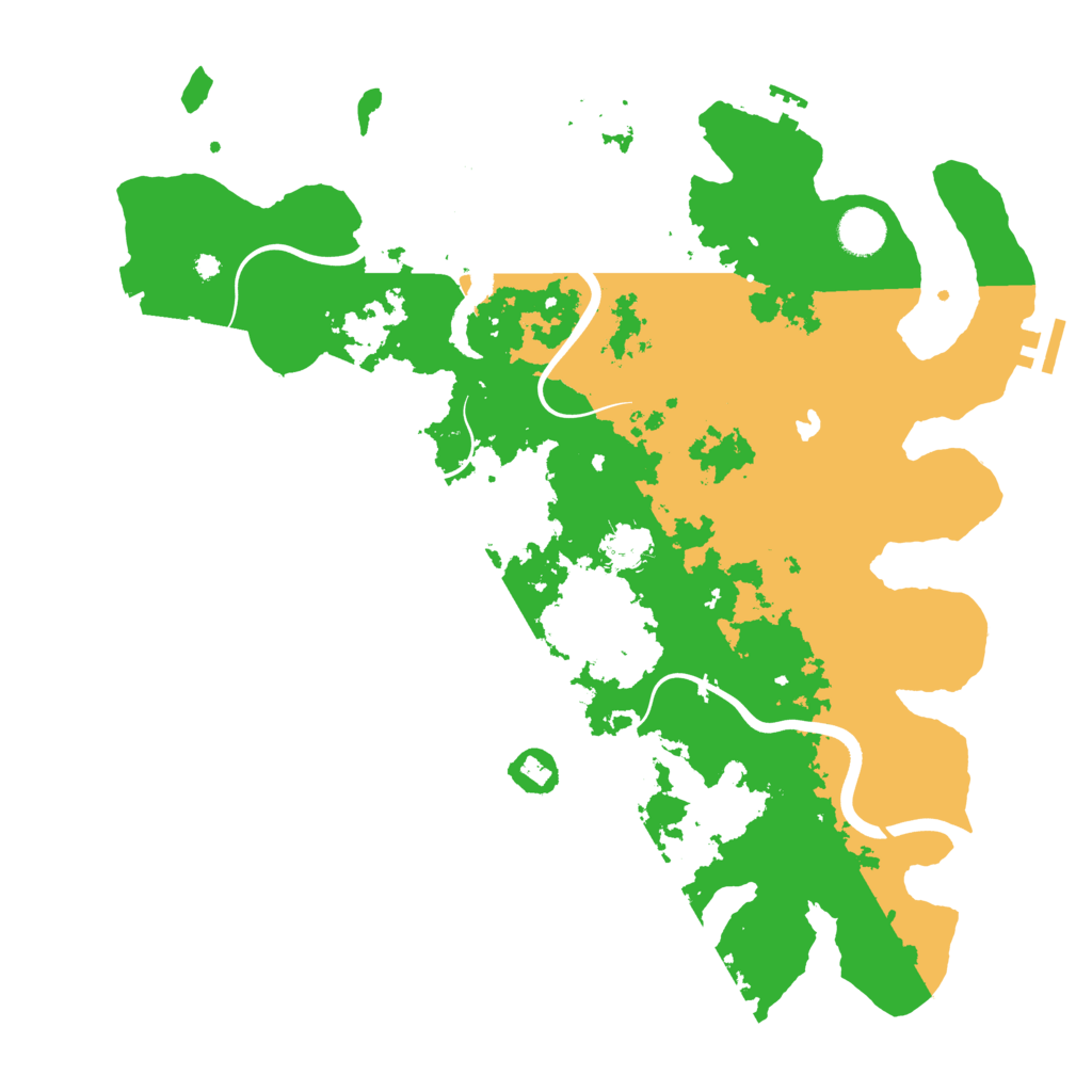 Biome Rust Map: Procedural Map, Size: 4000, Seed: 1814967998
