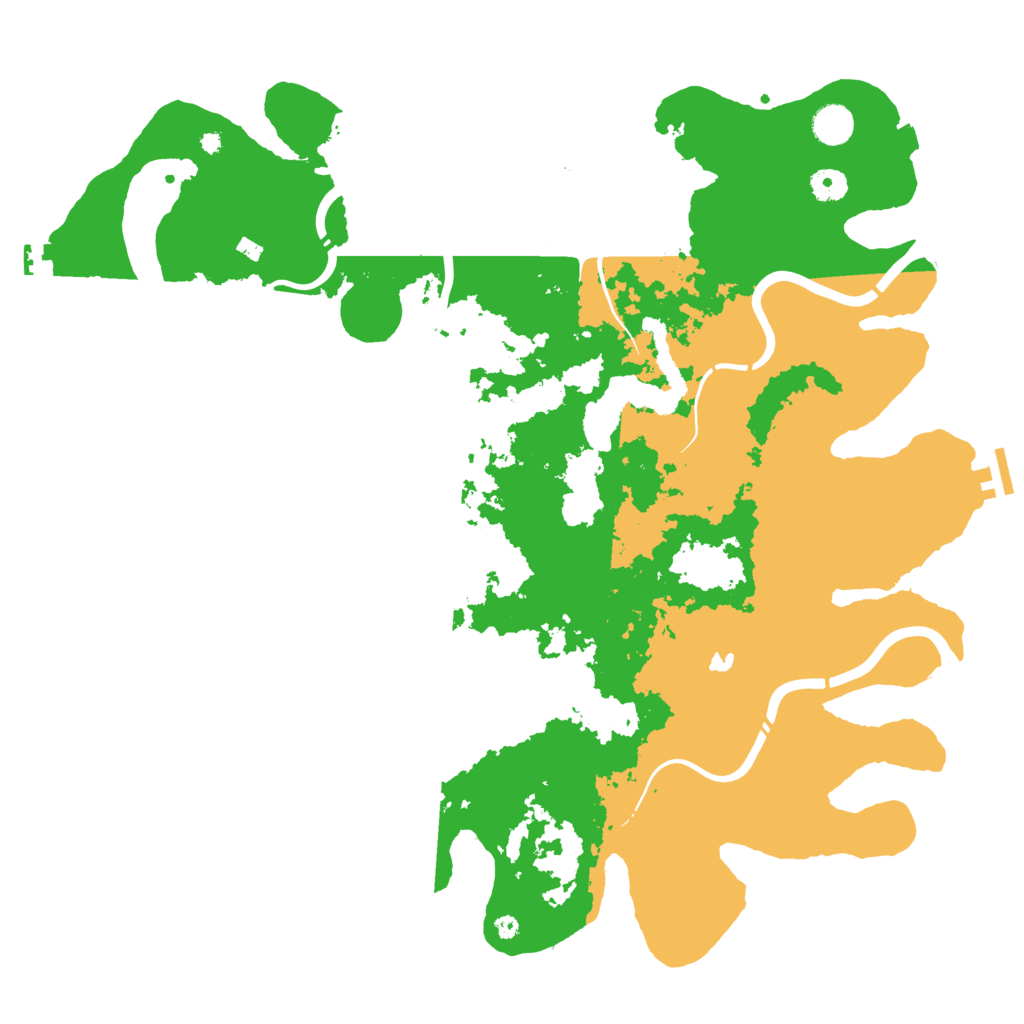 Biome Rust Map: Procedural Map, Size: 4400, Seed: 1699810468