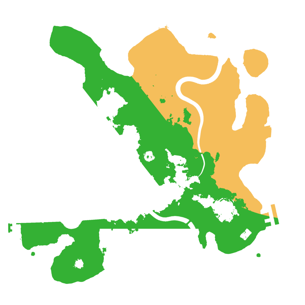 Biome Rust Map: Procedural Map, Size: 3000, Seed: 94057778