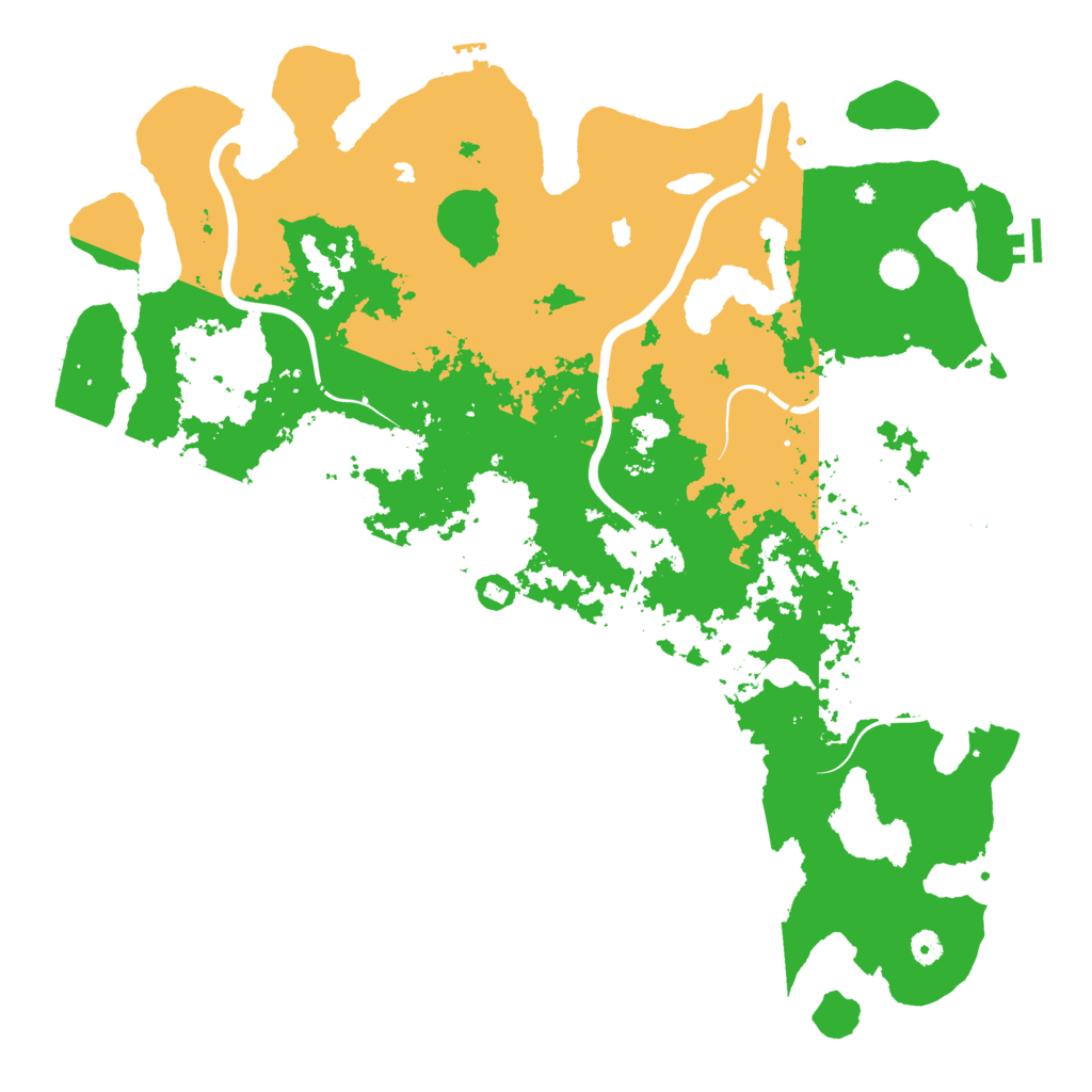 Biome Rust Map: Procedural Map, Size: 5000, Seed: 7070419