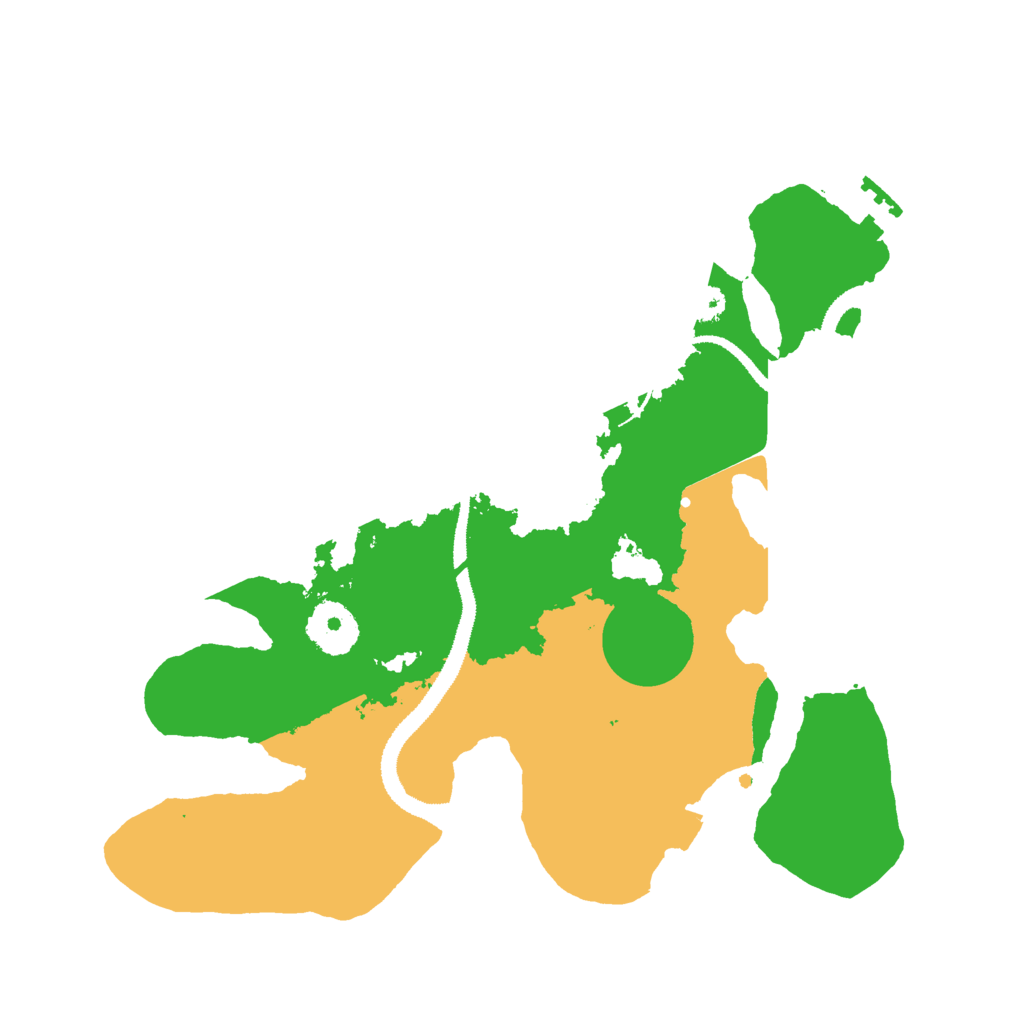 Biome Rust Map: Procedural Map, Size: 3000, Seed: 75685