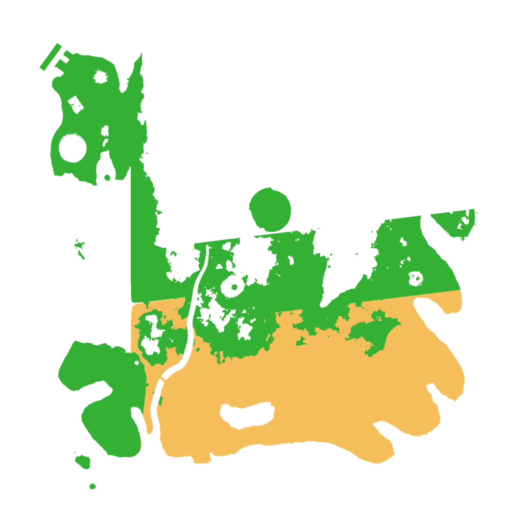 Biome Rust Map: Procedural Map, Size: 3500, Seed: 366361269