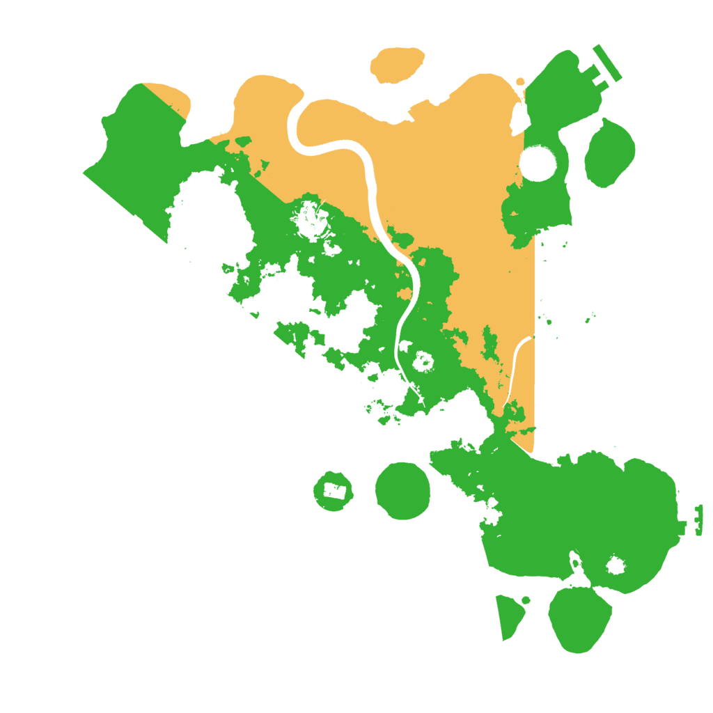 Biome Rust Map: Procedural Map, Size: 3500, Seed: 1899789697