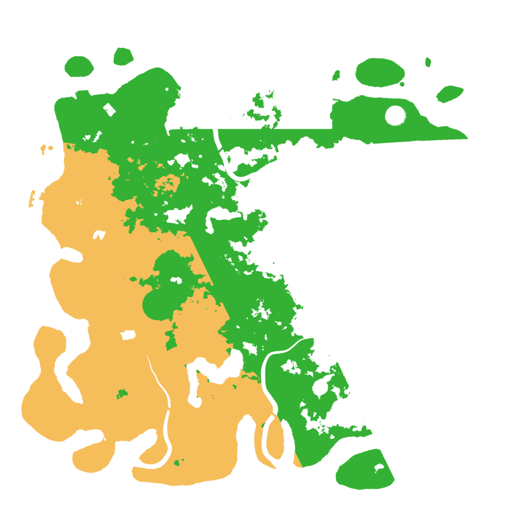 Biome Rust Map: Procedural Map, Size: 4500, Seed: 511012987