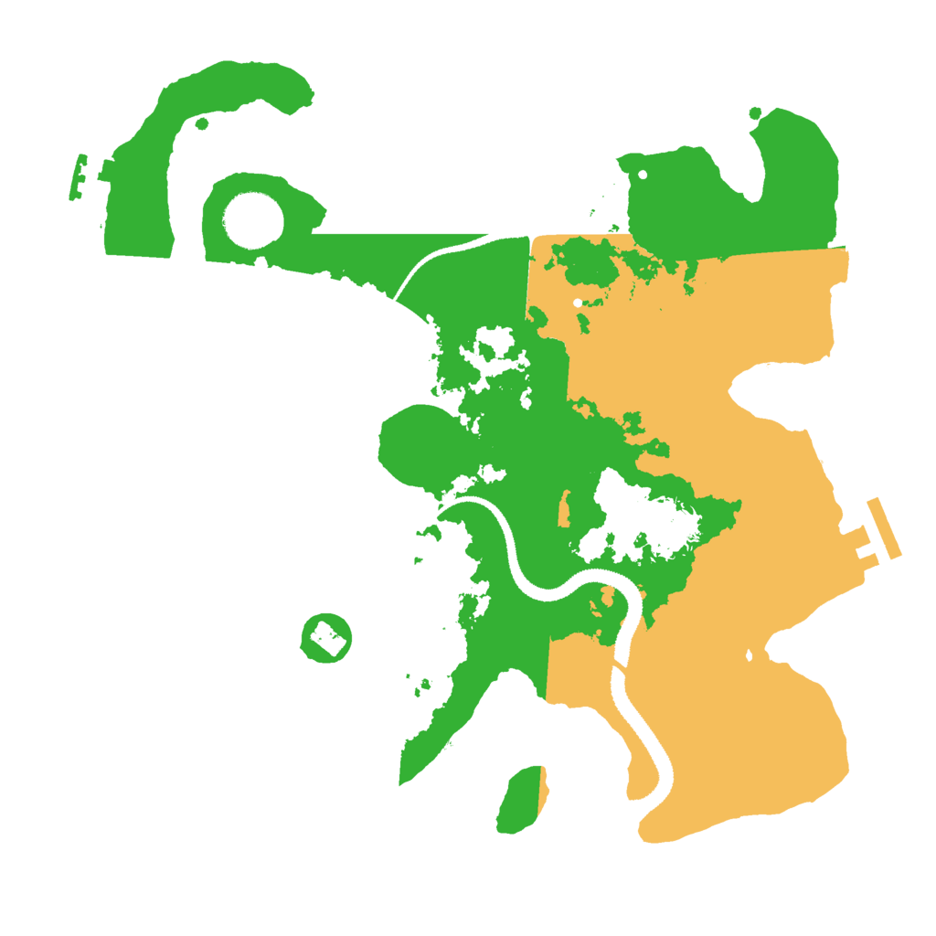Biome Rust Map: Procedural Map, Size: 3000, Seed: 34144
