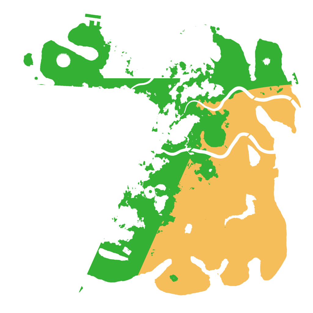 Biome Rust Map: Procedural Map, Size: 4000, Seed: 1025079507