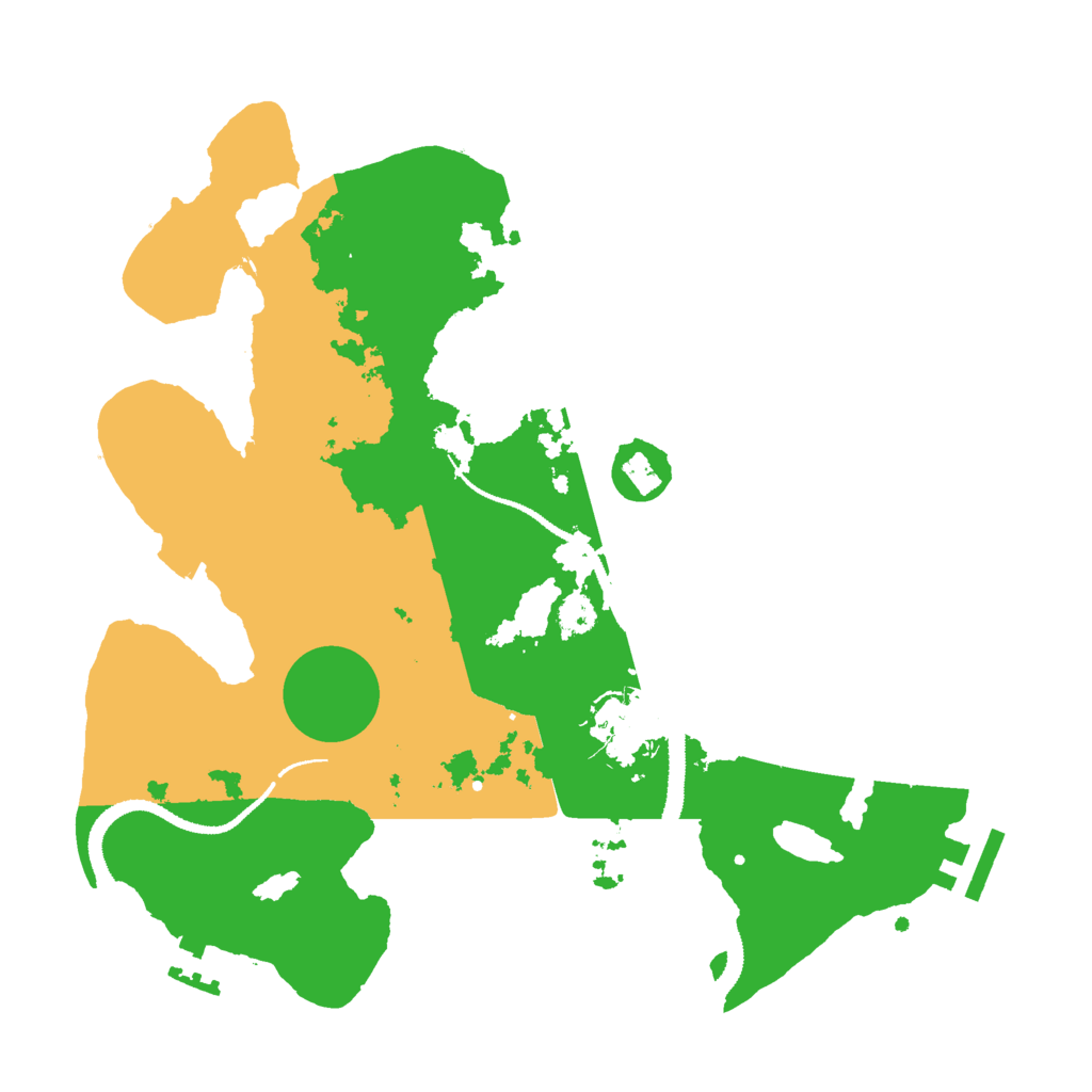Biome Rust Map: Procedural Map, Size: 3000, Seed: 187637436