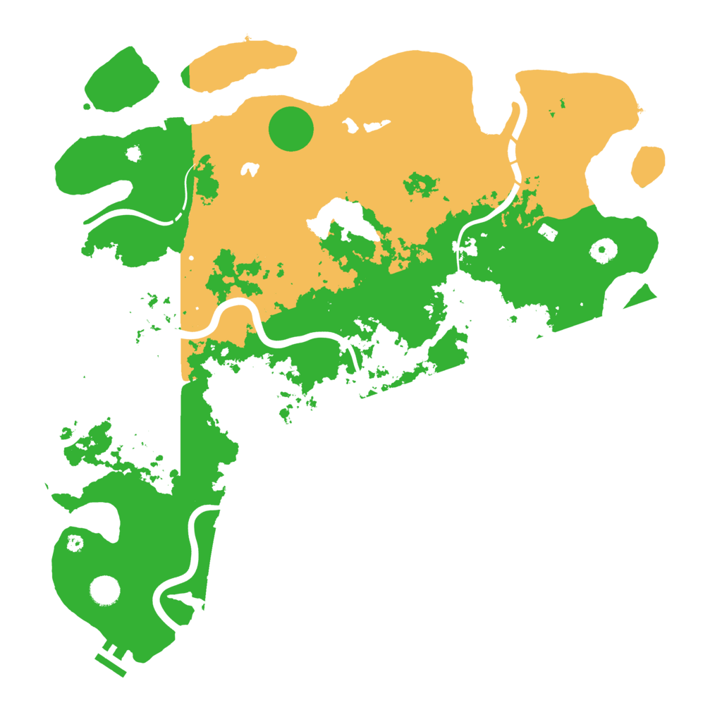 Biome Rust Map: Procedural Map, Size: 4250, Seed: 68259